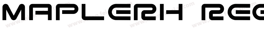 MapleRH Regular字体转换